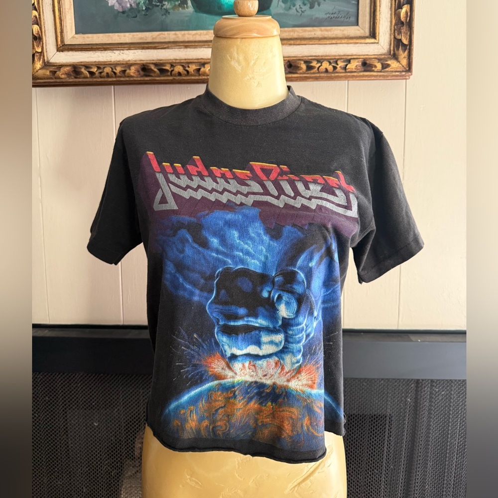 Vintage Judas Priest Band Shirt Thin Material Authentic 1988